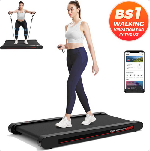 2-in-1 Walking Pad & Vibration Plate