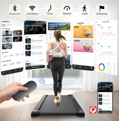 2-in-1 Walking Pad & Vibration Plate