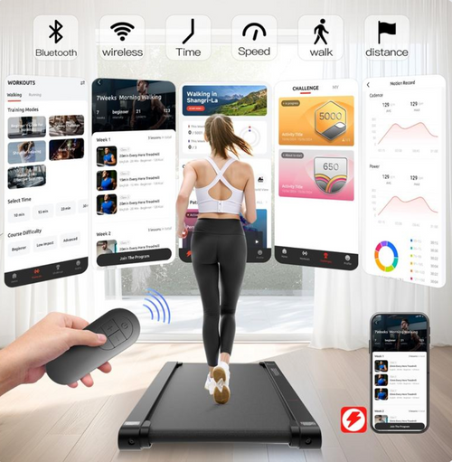 2-in-1 Walking Pad & Vibration Plate