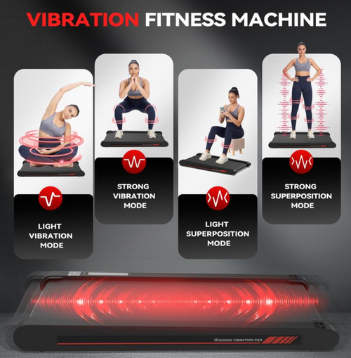 2-in-1 Walking Pad & Vibration Plate