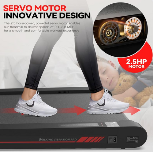 2-in-1 Walking Pad & Vibration Plate