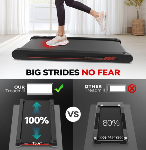 2-in-1 Walking Pad & Vibration Plate