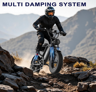 Electric E-Bike | Full Suspension Fat Tyre | 1500W Peak Motor