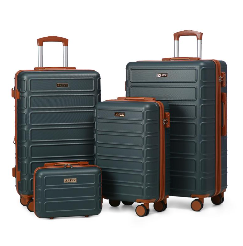 4-Piece Expandable Hardshell Luggage Set