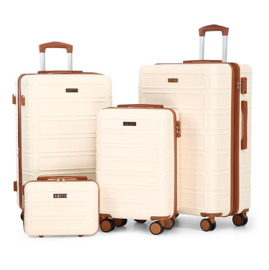 4-Piece Expandable Hardshell Luggage Set