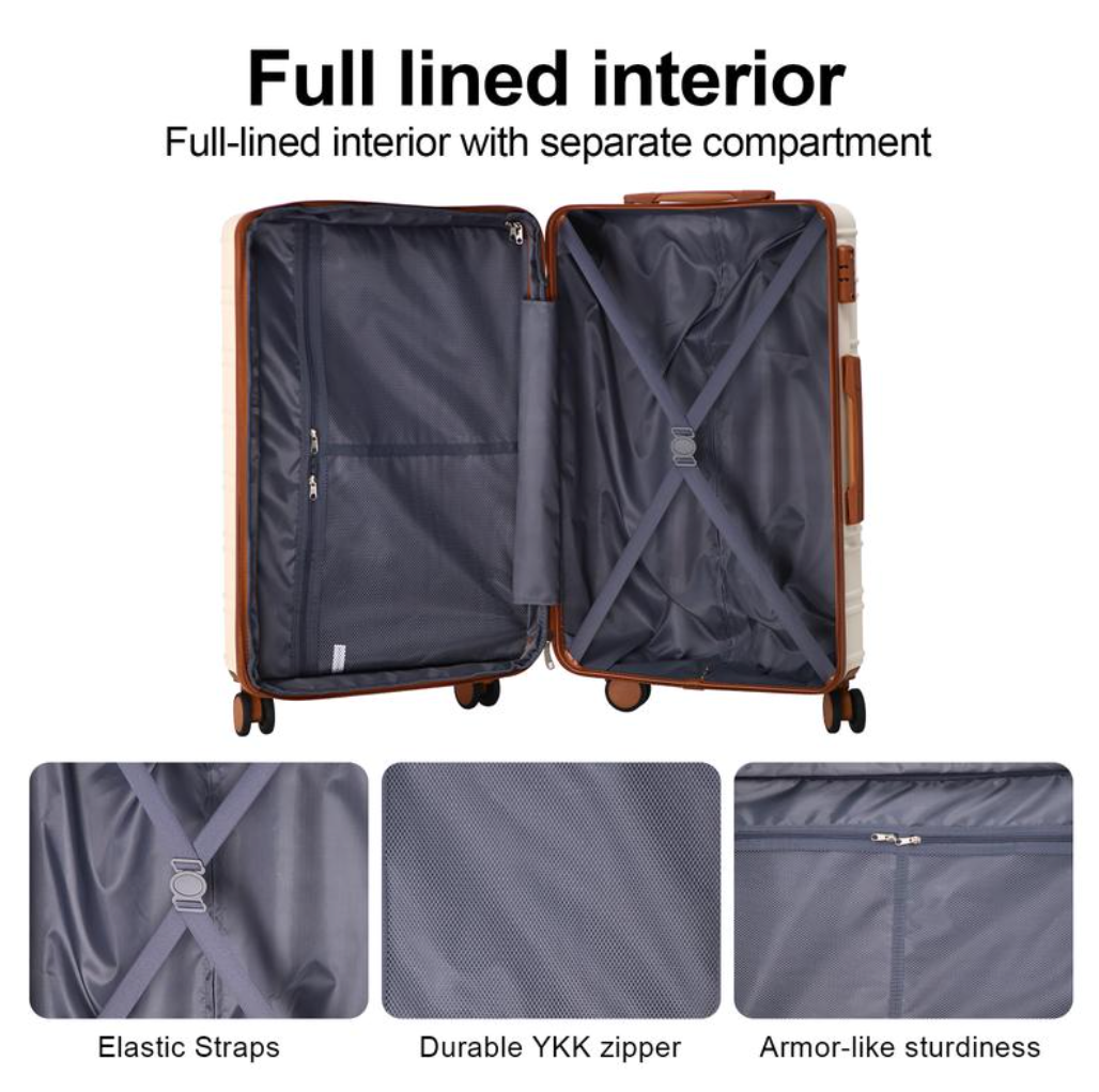 4-Piece Expandable Hardshell Luggage Set