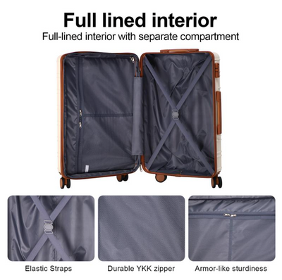 4-Piece Expandable Hardshell Luggage Set