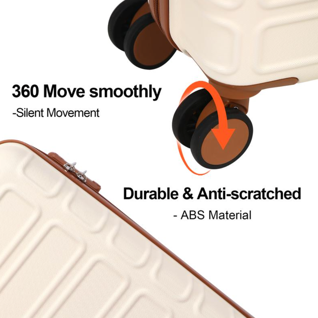 4-Piece Expandable Hardshell Luggage Set