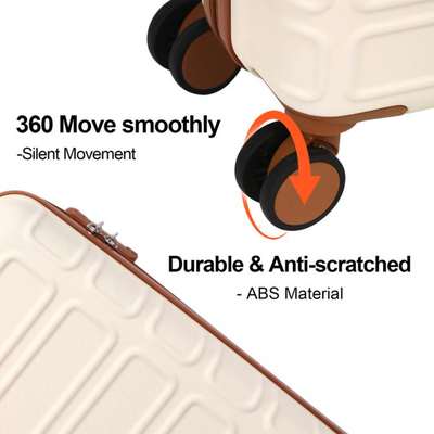 4-Piece Expandable Hardshell Luggage Set