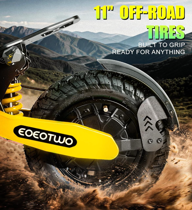 Electric Scooter | 2400W Peak | Dual Suspension