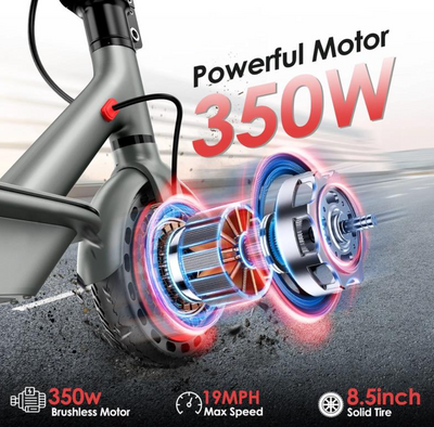 Foldable Electric Scooter | 350W Motor | 19 mph