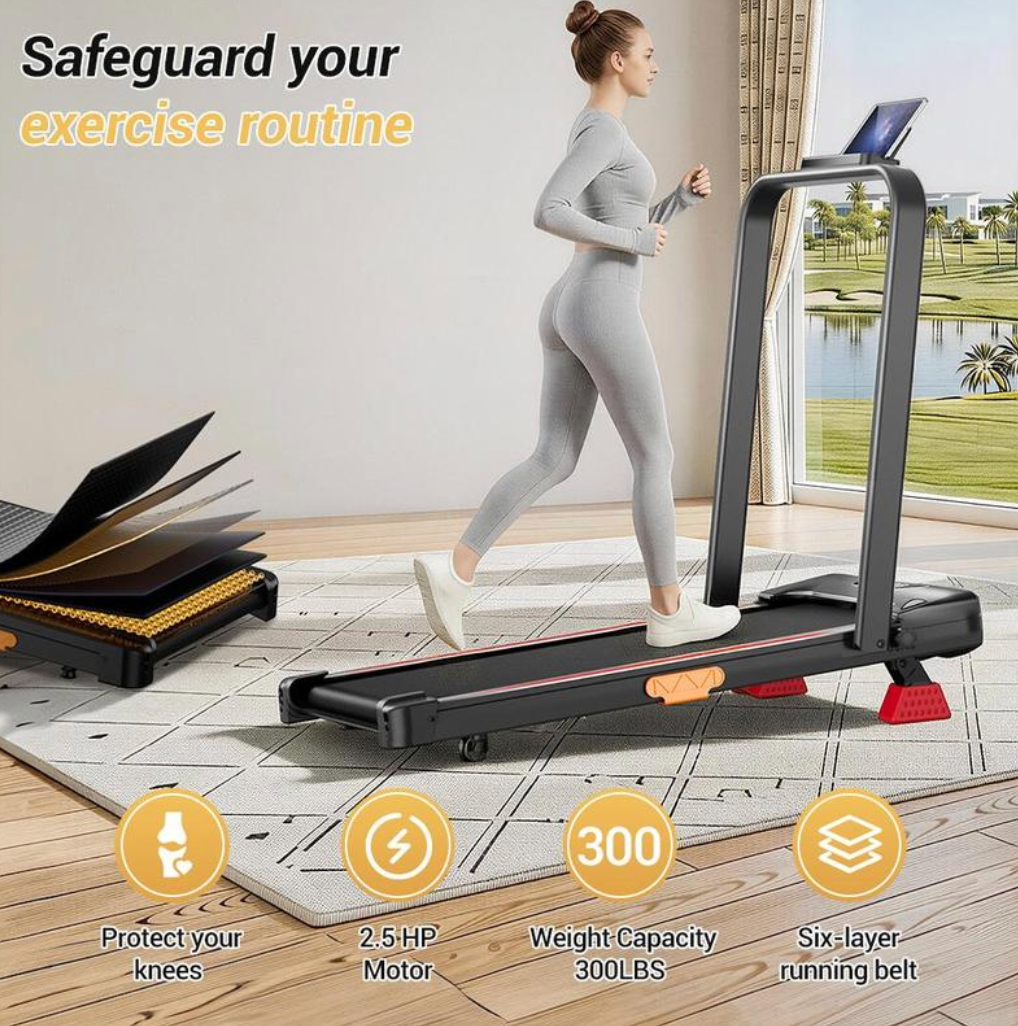 Folding Treadmill with Incline