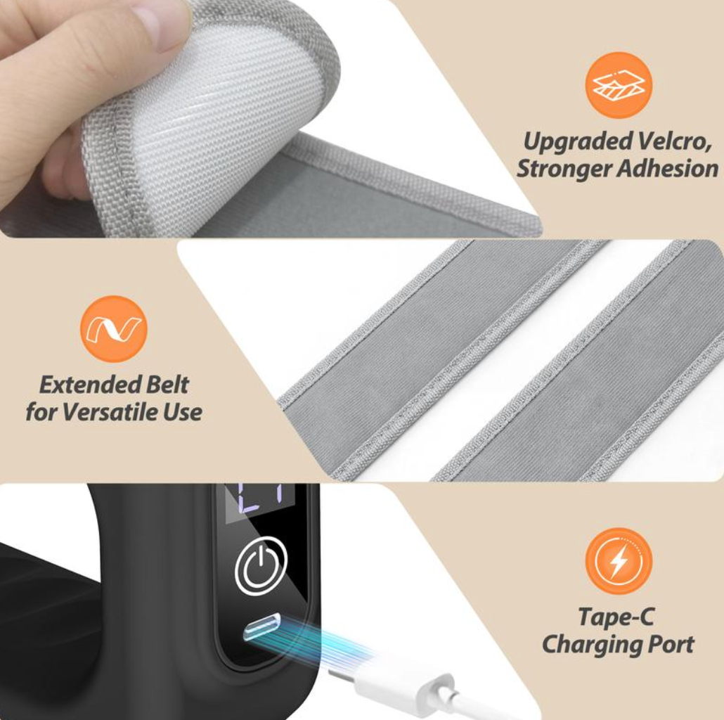 Wearable Heated Fascia Massage Belt