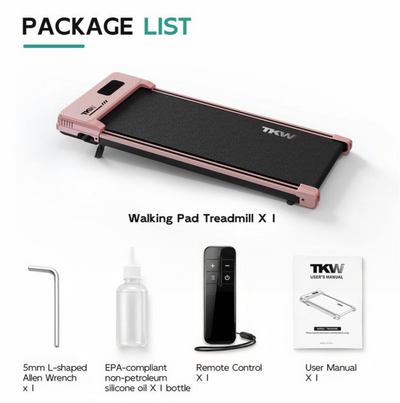 3-in-1 Walking Pad Treadmill with Foldable Handle