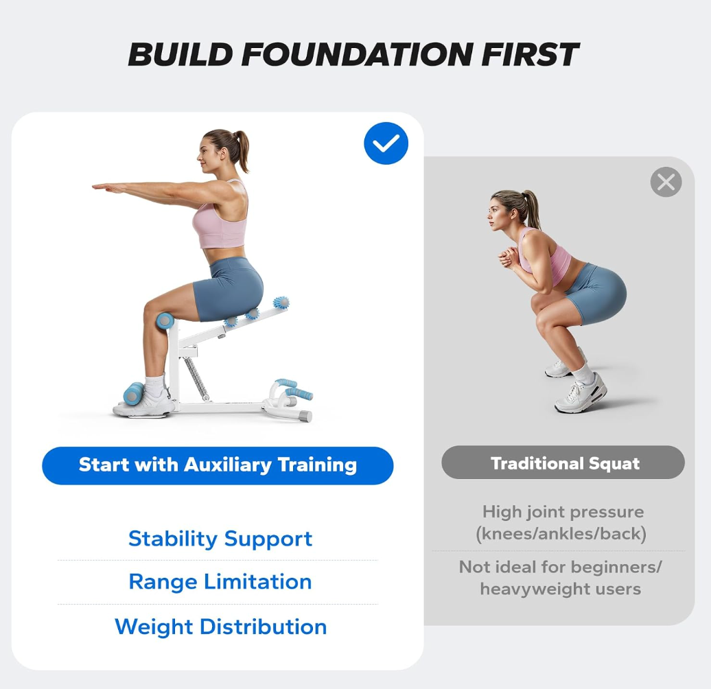 3-in-1 Multifunctional Deep Squat Machine