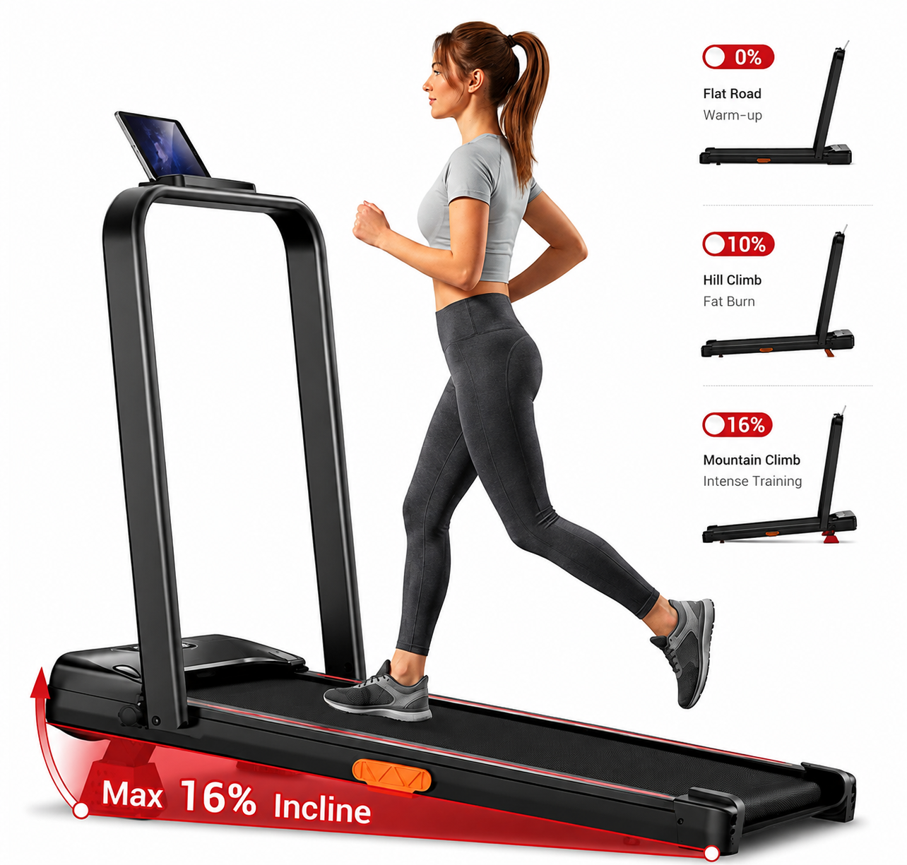 Folding Treadmill with Incline